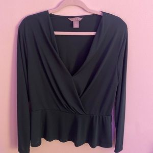 Dark green blouse